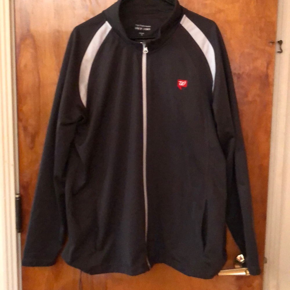 High Performance Walgreens Gray and White Zip-Up Jacket XL